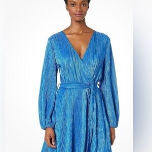 Bardot Vibrant Blue Long Sleeve Dress